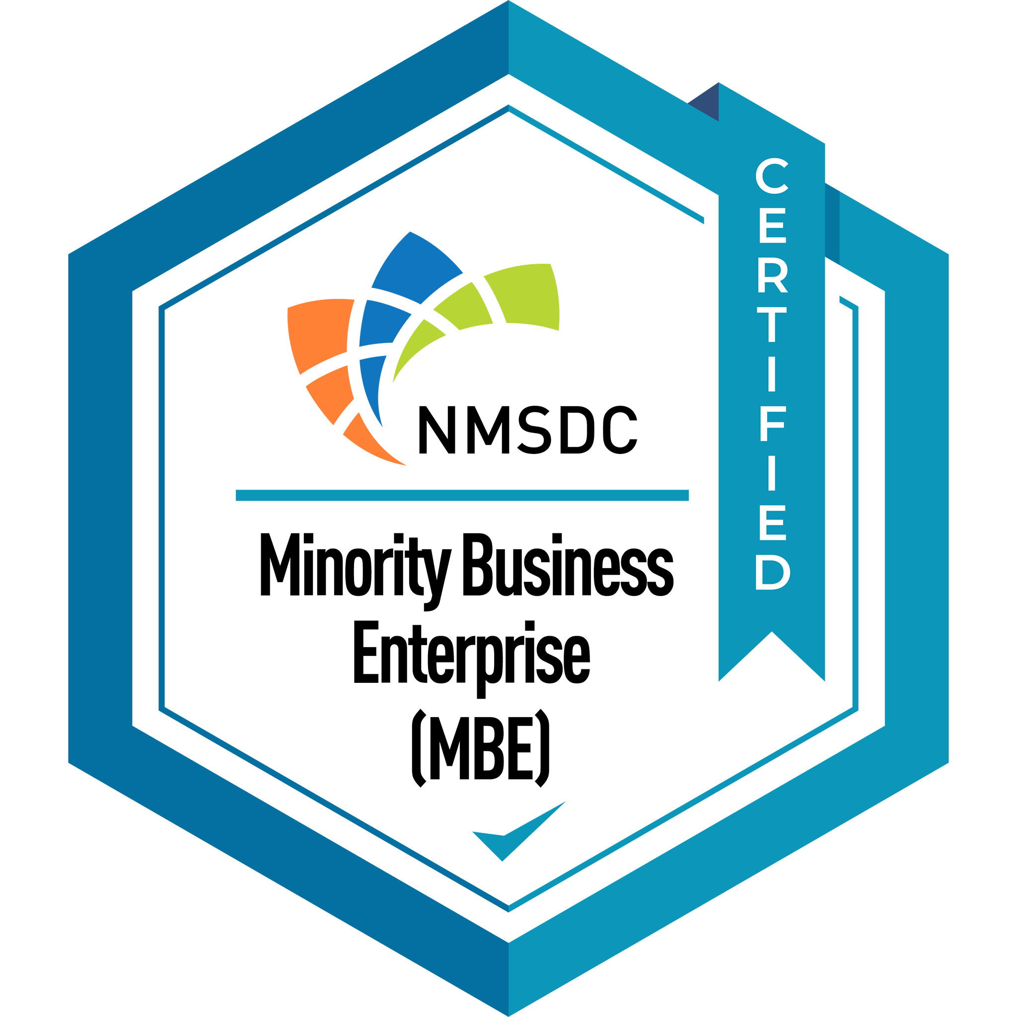 Certified Minority-Owned Business Enterprise Badge